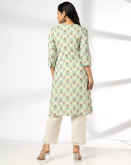 Women Printed Straight Kurta