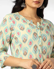 Women Printed Straight Kurta