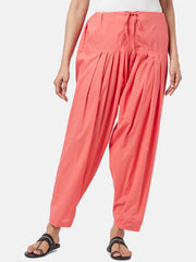 Loose-Fit Pure Cotton Salwar – Elasticated Waist – Solid