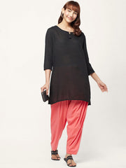 Loose-Fit Pure Cotton Salwar – Elasticated Waist – Solid