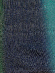 Teal Flared Polyester Lehenga – Square Neck – Sequinned Embellished