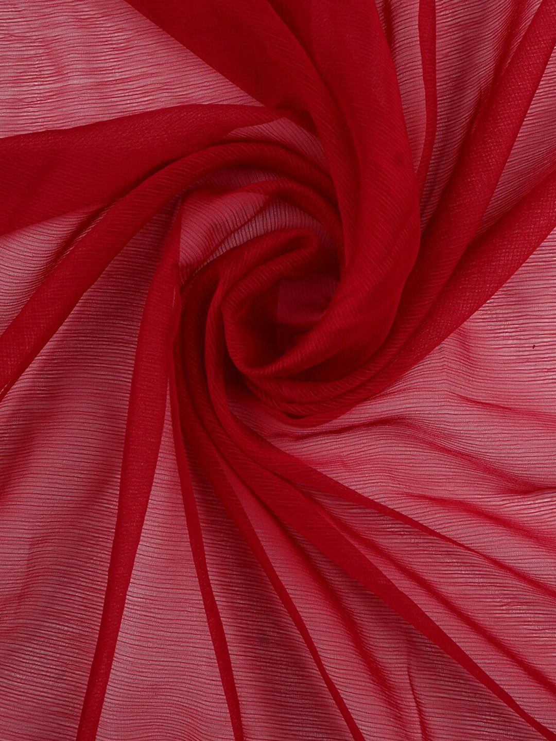Pink Solid Poly Chiffon Saree – Woven Zari Border – Zari Work