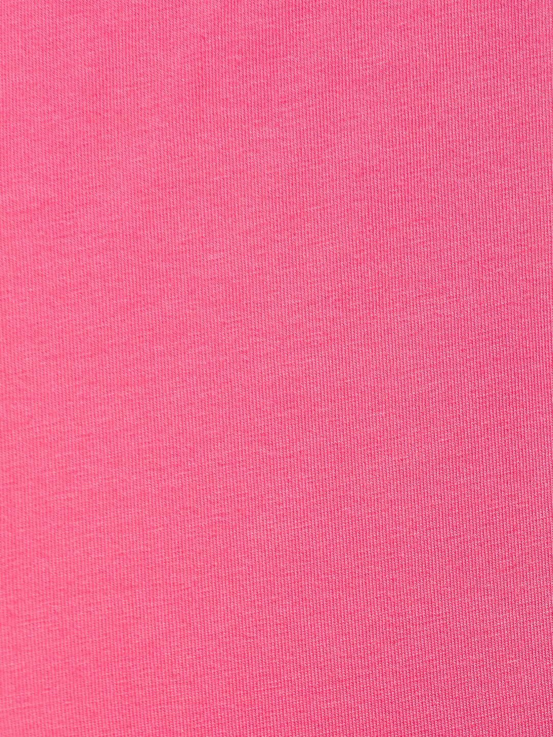 Pink Solid Cotton Blend Churidhar – Slip-On Closure