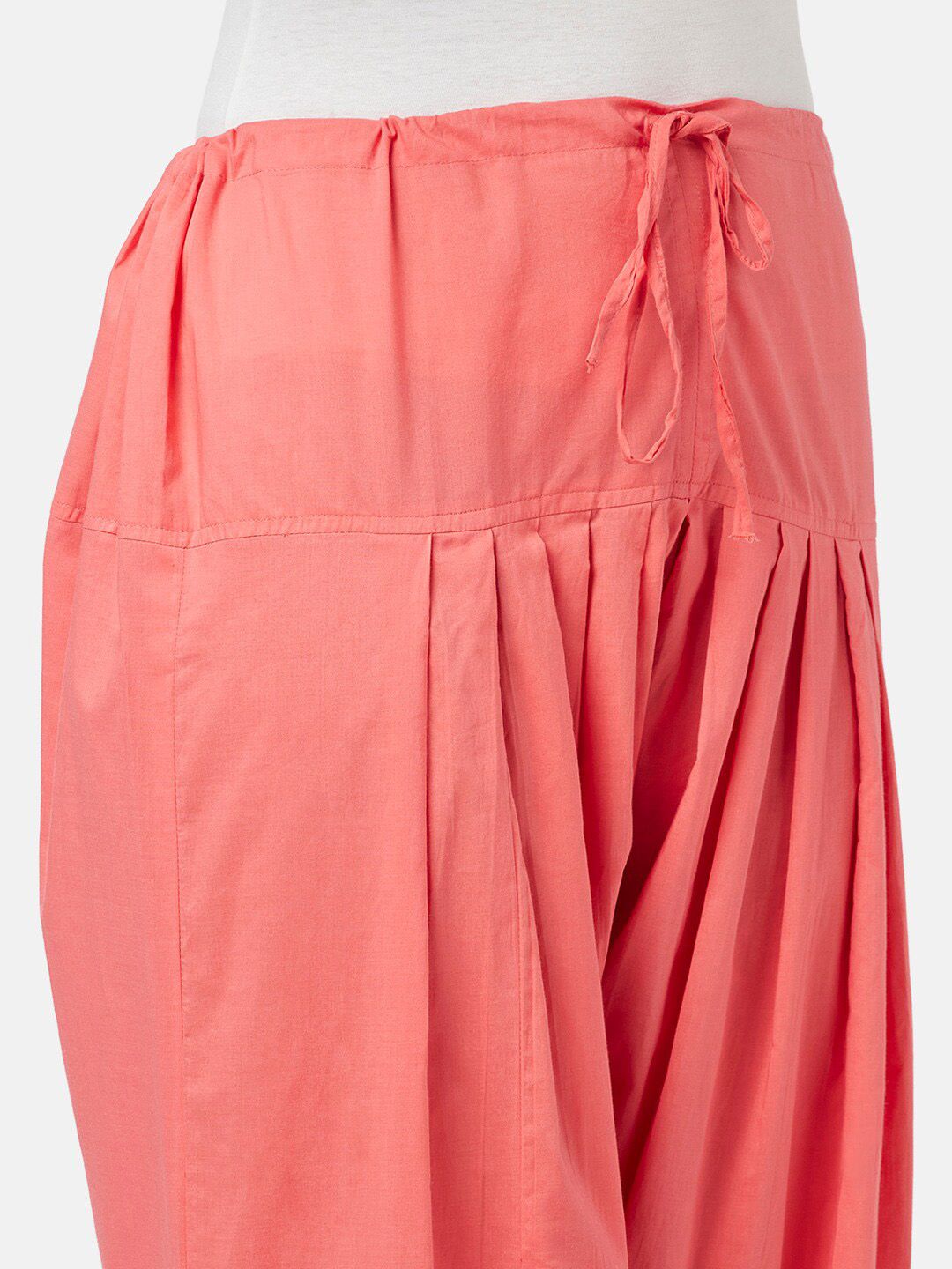 Loose-Fit Pure Cotton Salwar – Elasticated Waist – Solid