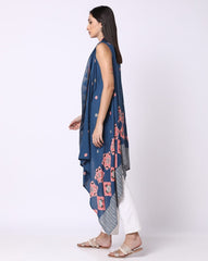 Printed Rayon Dobby Shrug – Handkerchief Hem