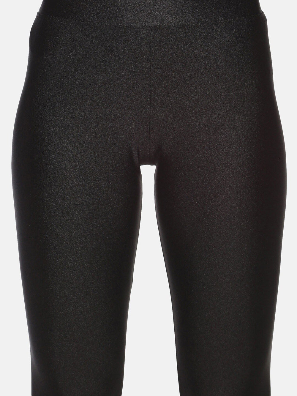 Black leggings on a white background