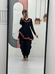 Riyon Cotton Dhoti-Kediyu Set – Gamathi & Mirror Work