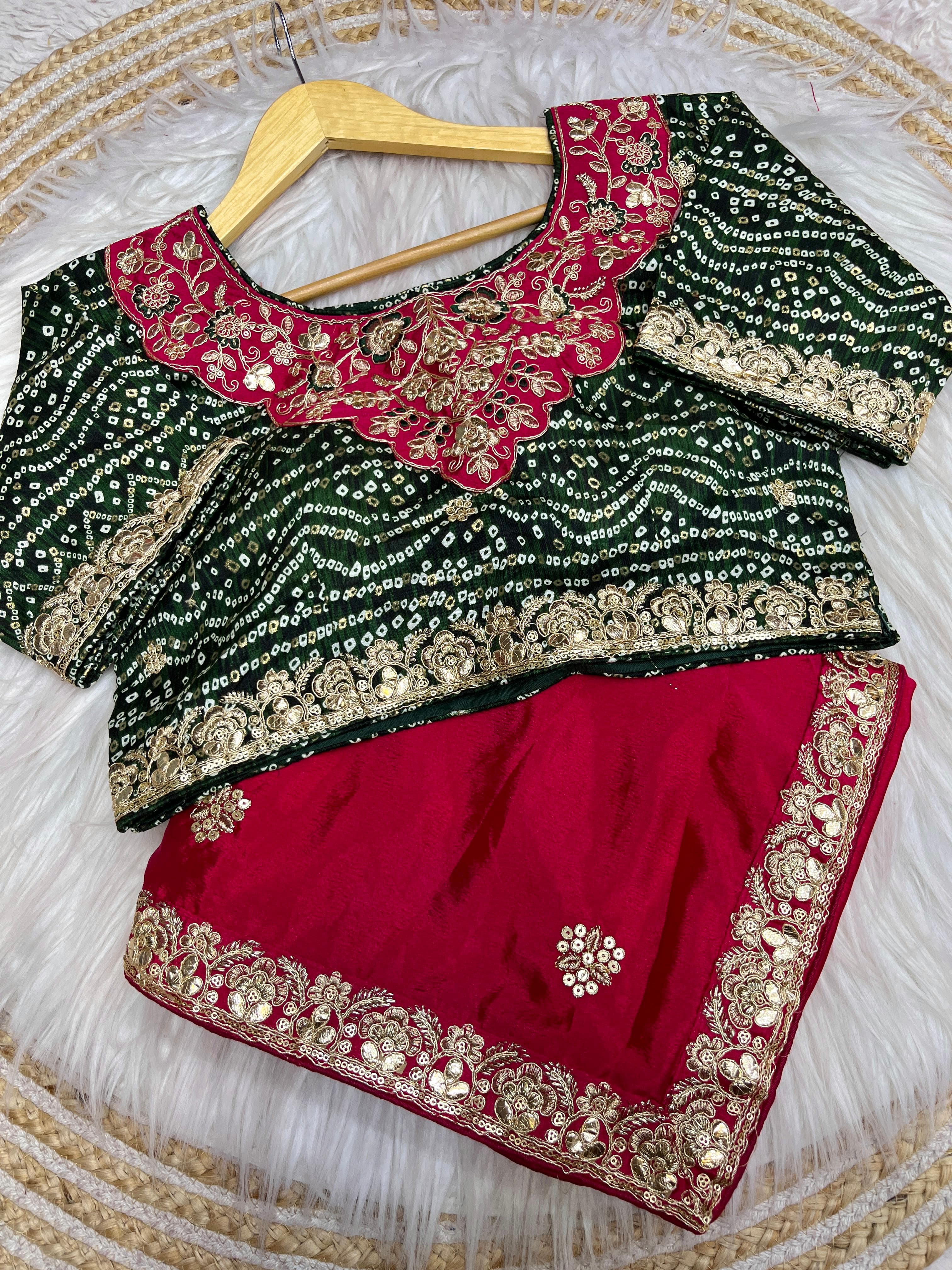 Soft Chinon Saree – Heavy C-Pallu Chainstitched Multi Work & Butta – Cutwork Border